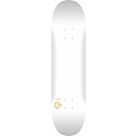 MINI LOGO DETONATOR "15" SKATEBOARD DECK 243 K20 SOLID WHITE - 8.25 x 31.95