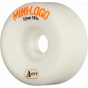 Mini Logo Skateboard Wheels A-cut 53mm 101A White 4pk