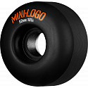 Mini Logo Wheel C-cut 52mm 101A Black 4pk