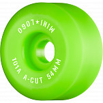 Mini Logo Skateboard Wheels A-cut "2" 54mm 101A Green 4pk