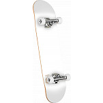 Mini Logo Skateboard Assembly Chevron Detonator White - Birch - 7.75 x 31.08