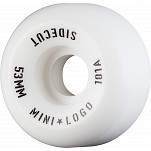 Mini Logo Wheel Sidecut 53mm 101A White 4pk