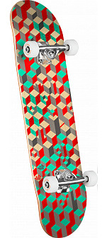 Mini Logo Birch Skateboard Assembly Pattern Blocks 242 K20 - 8.0"