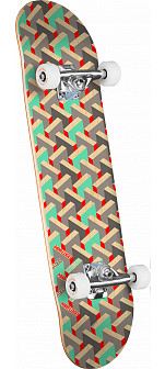 Mini Logo Birch Skateboard Assembly Pattern Maze 243 K20 - 8.25"