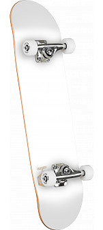 Mini Logo Skateboard Assembly Chevron Detonator White - Birch - 7.75 x 31.08