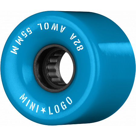 Mini Logo AWOL Skateboard Wheels 55mm 82A Blue 4pk - Mini