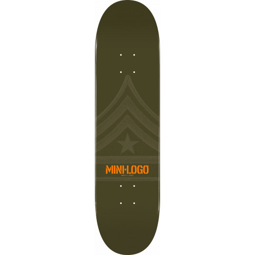 Mini Logo Quartermaster Skateboard Deck 127 Green - 8 x 32.125