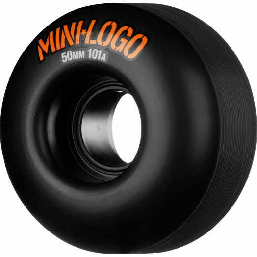 Mini Logo Wheel C-cut 50mm 101A Black 4pk