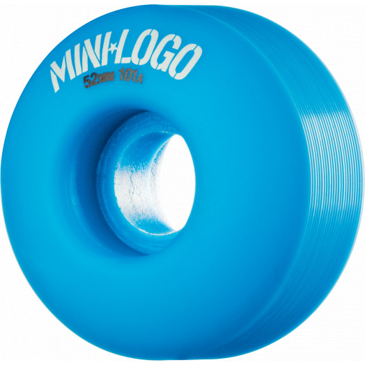 Mini Logo Wheel C-cut 52mm 101A Blue 4pk