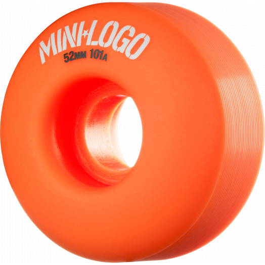 Mini Logo Wheel C-cut 52mm 101A Orange 4pk