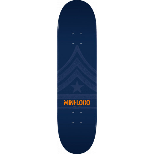 Mini Logo Quartermaster Skateboard Deck 188 Navy - 7.88 x 31.67