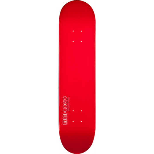 Mini Logo 124 K12 Skateboard Deck Red - 7.5 x 31.375 - Mini Logo