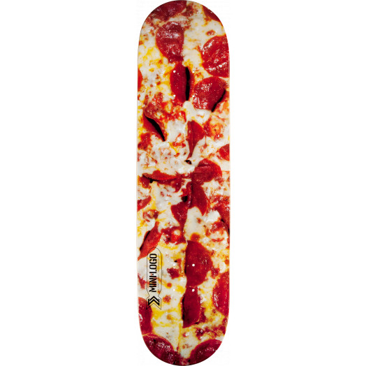 Mini Logo Small Bomb Skateboard Deck 126 Pizza - 7.625 x 31.625