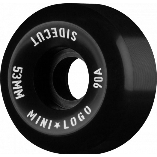 Mini Logo Wheel Hybrid Sidecut 53mm 90a Black 4pk