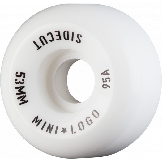 Mini Logo Wheel Hybrid Sidecut 53mm 95a White 4pk