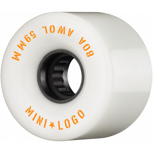 Mini Logo AWOL Skateboard Wheels 59mm 80A White 4pk