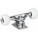 Mini Logo 7.63" Rough Polished Trucks + ML Bearings + A-cut 53mm x 90a White Wheels